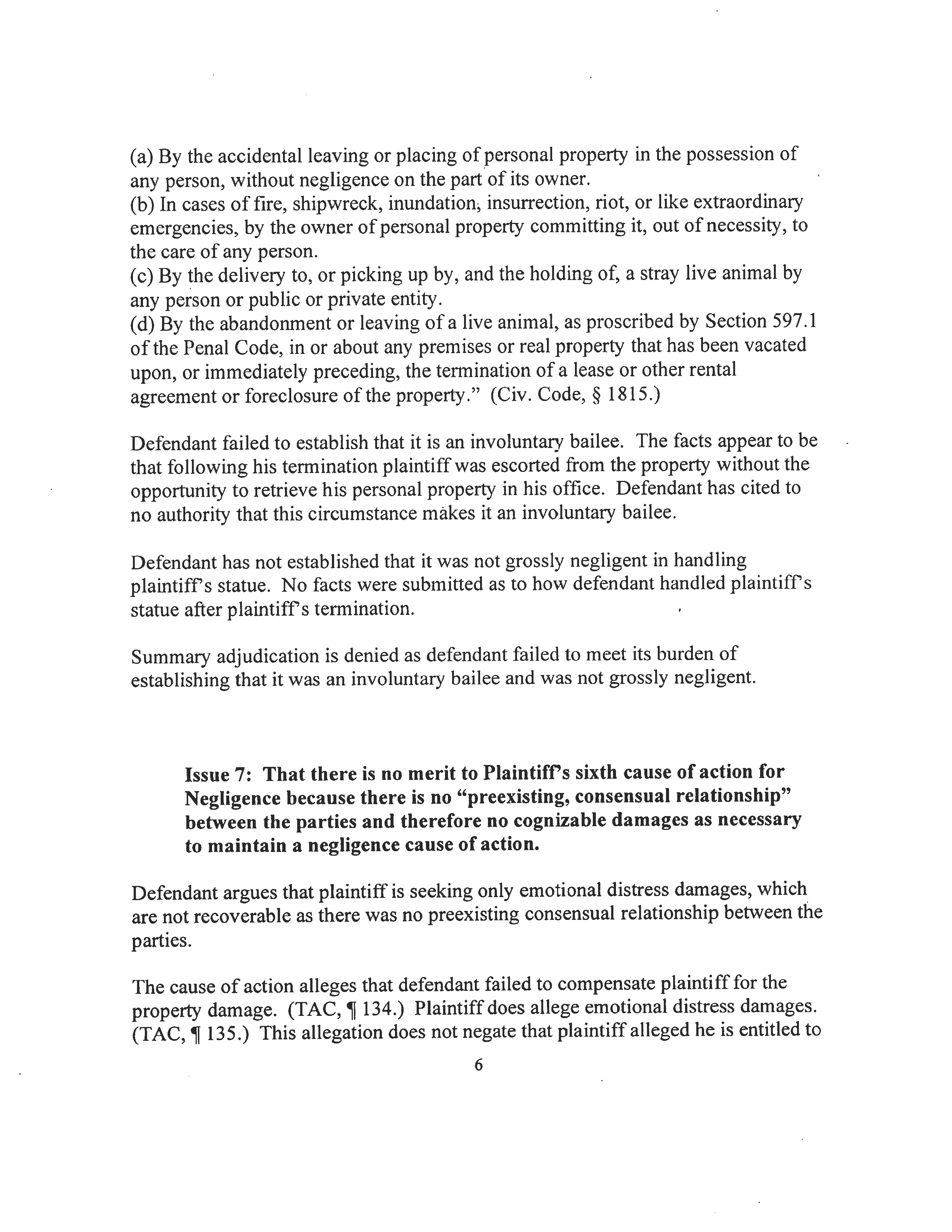 Court Ruling on Pinscreen's and Hao Li's Motion for Summary Judgment - Full Page 6