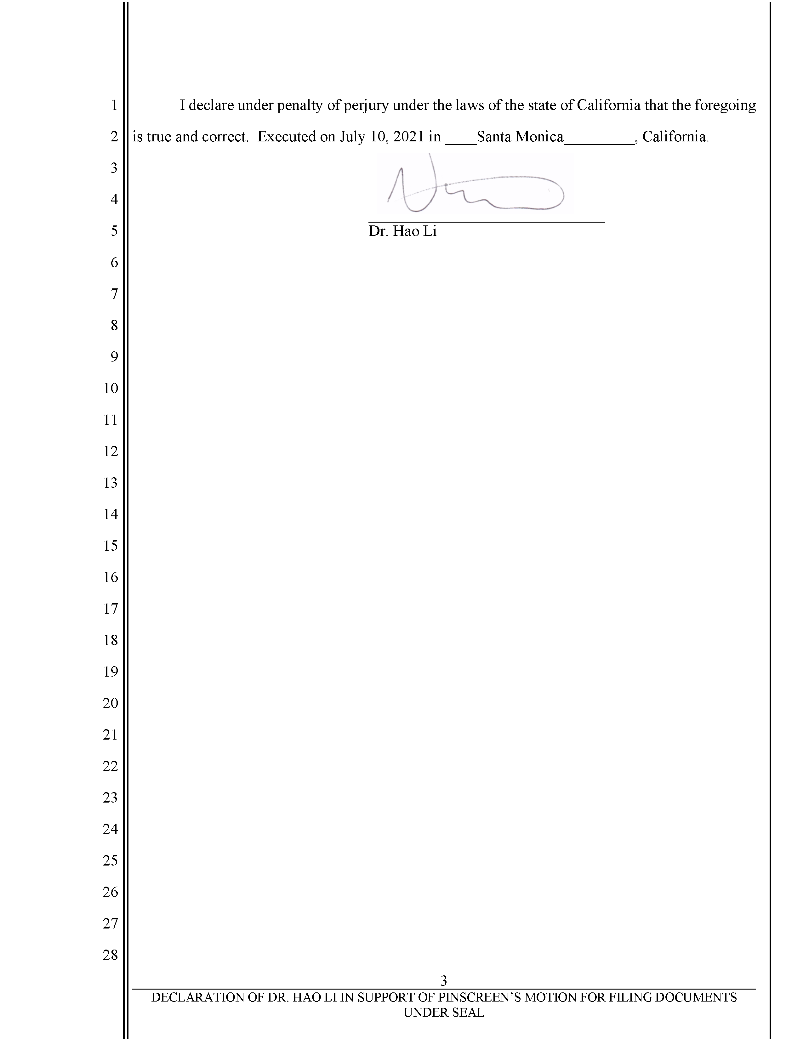 Pinscreen’s Motion to Seal USC’s Investigation of Hao Li’s Scientific Misconduct Page 64