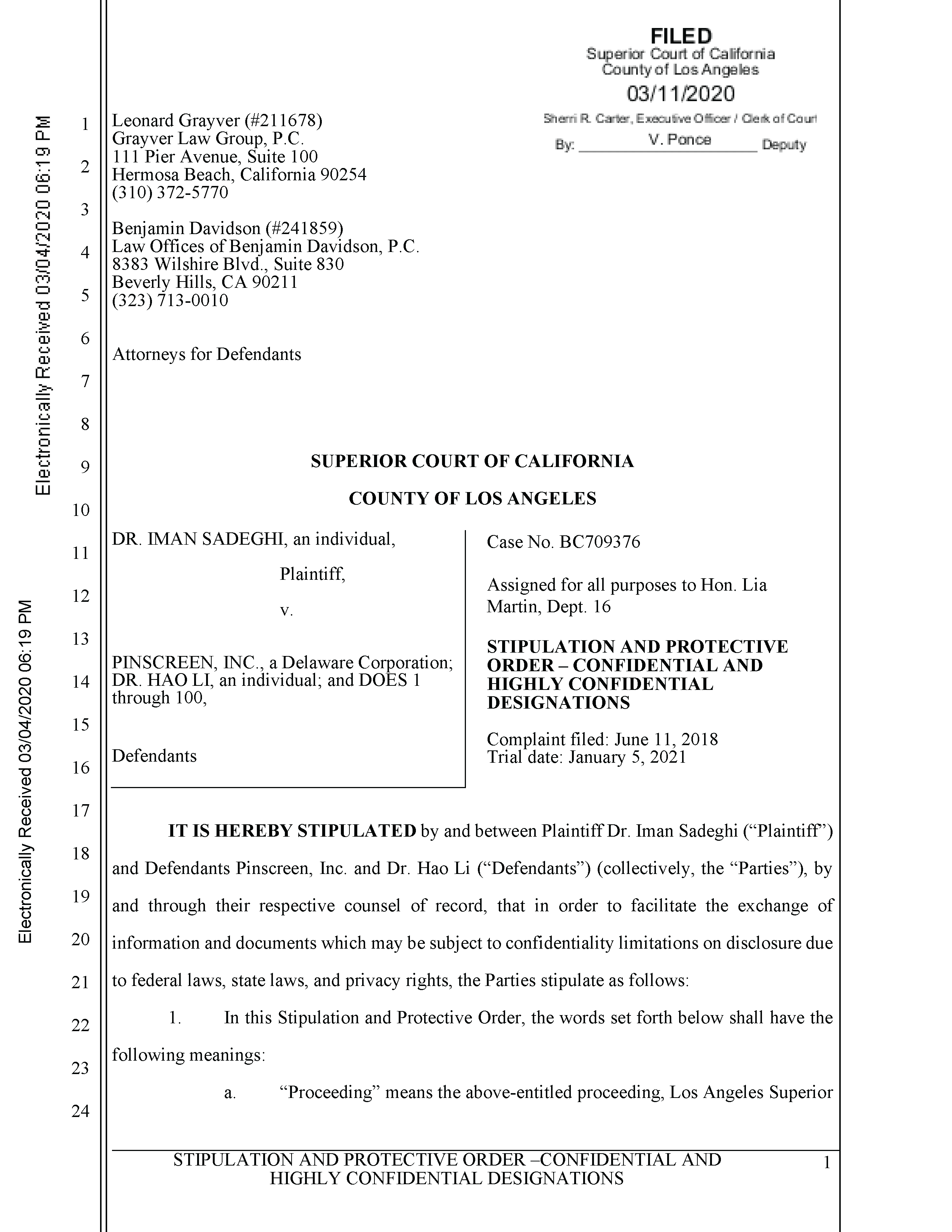 Pinscreen’s Motion to Seal USC’s Investigation of Hao Li’s Scientific Misconduct Page 69