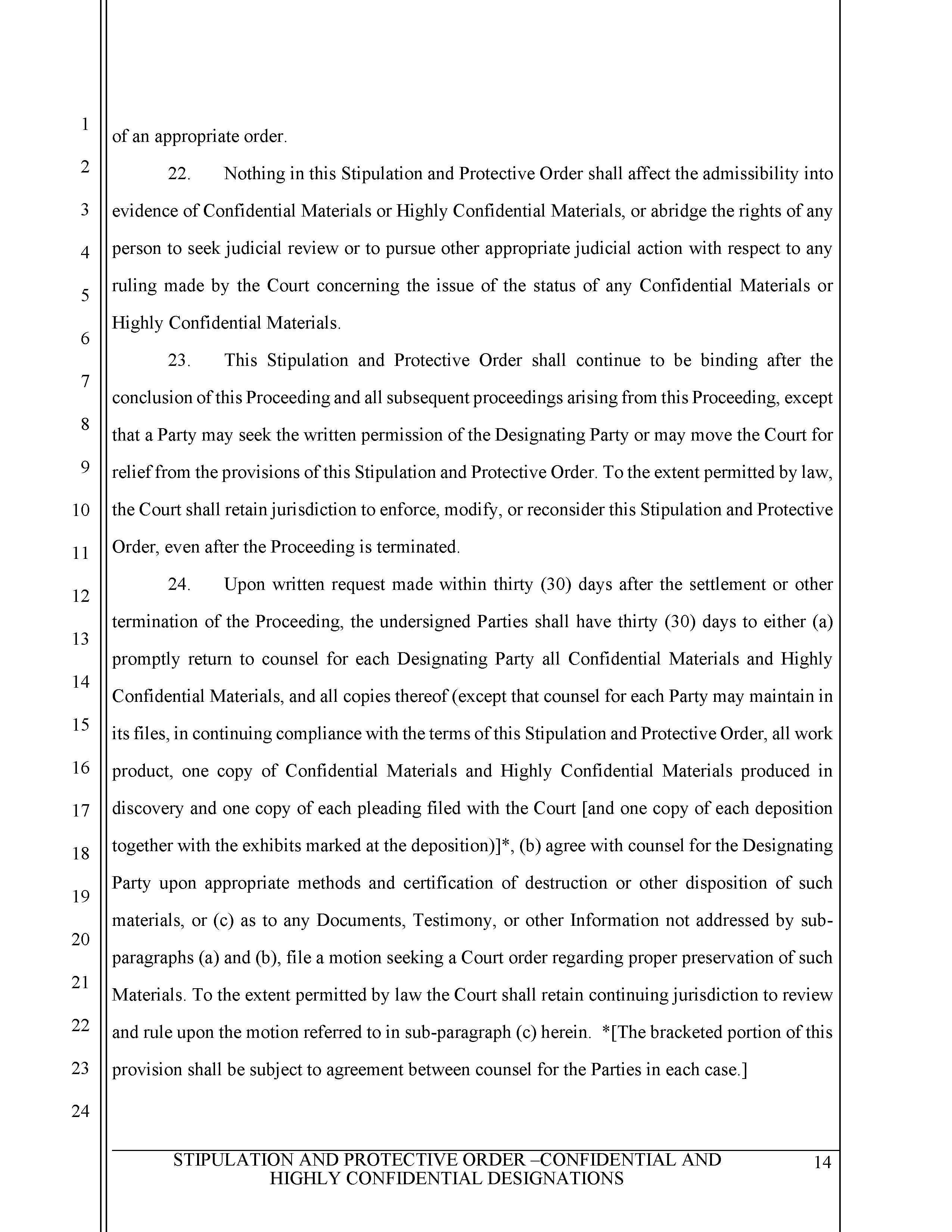 Protective Order Page 14