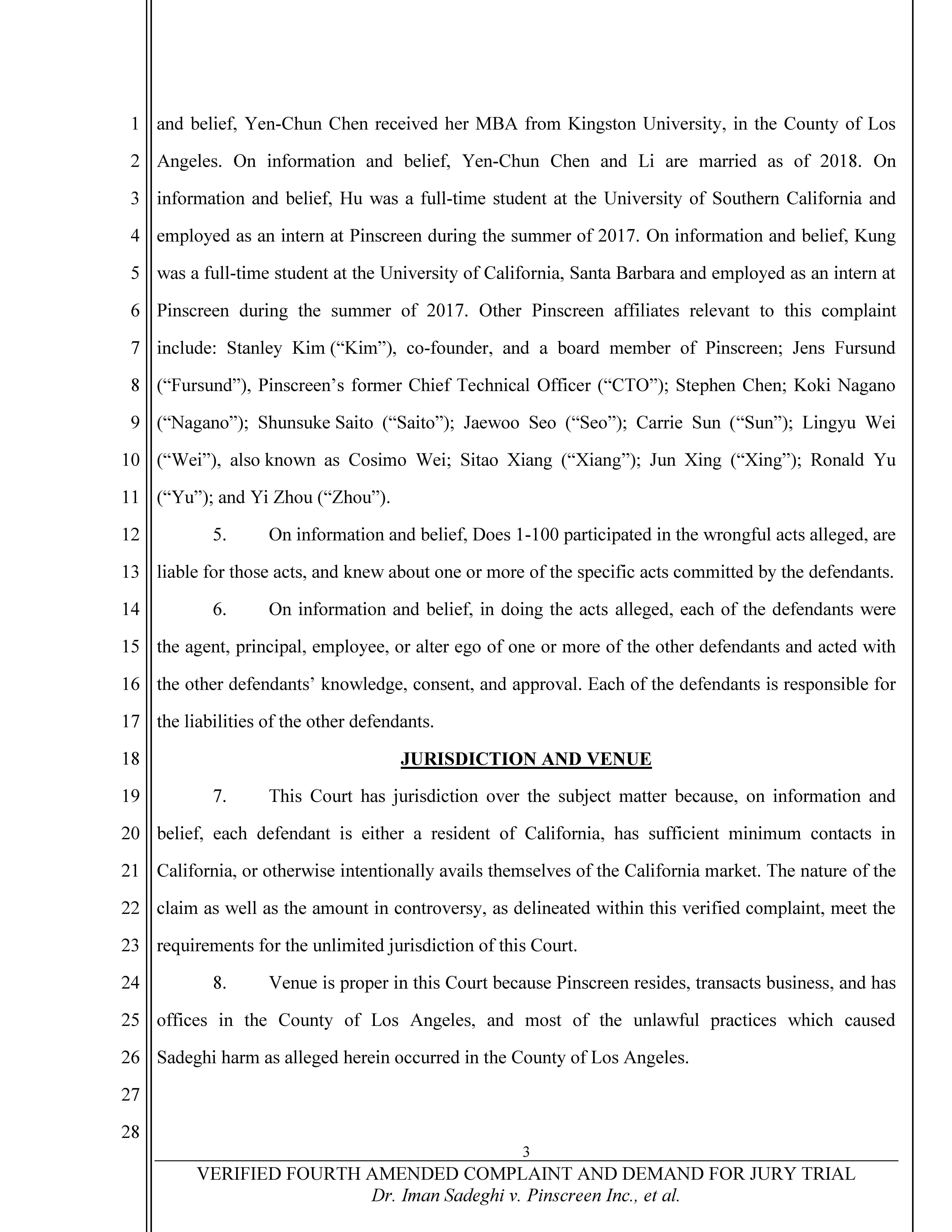 Fourth Amended Complaint (4AC) Page 4