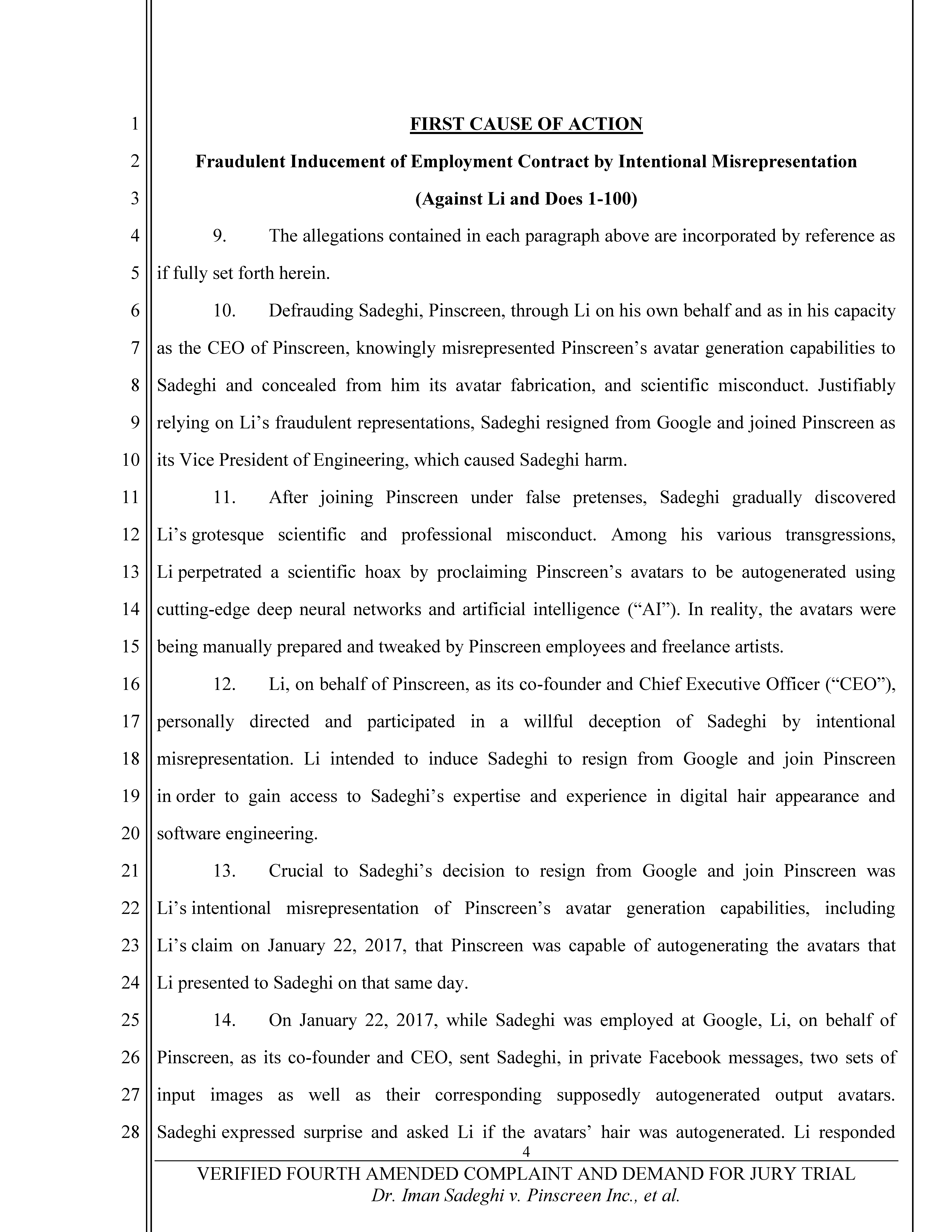 Fourth Amended Complaint (4AC) Page 5