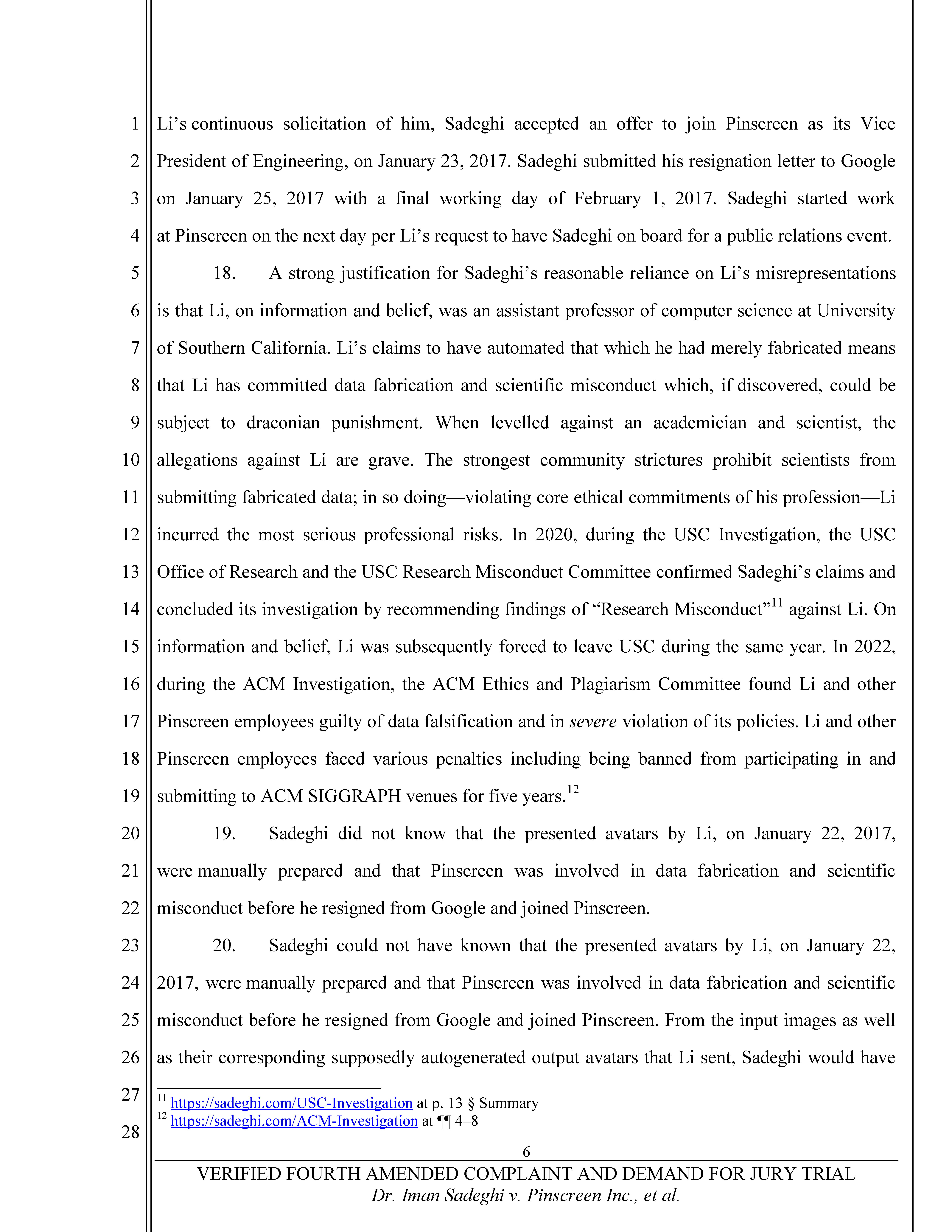 Fourth Amended Complaint (4AC) Page 7