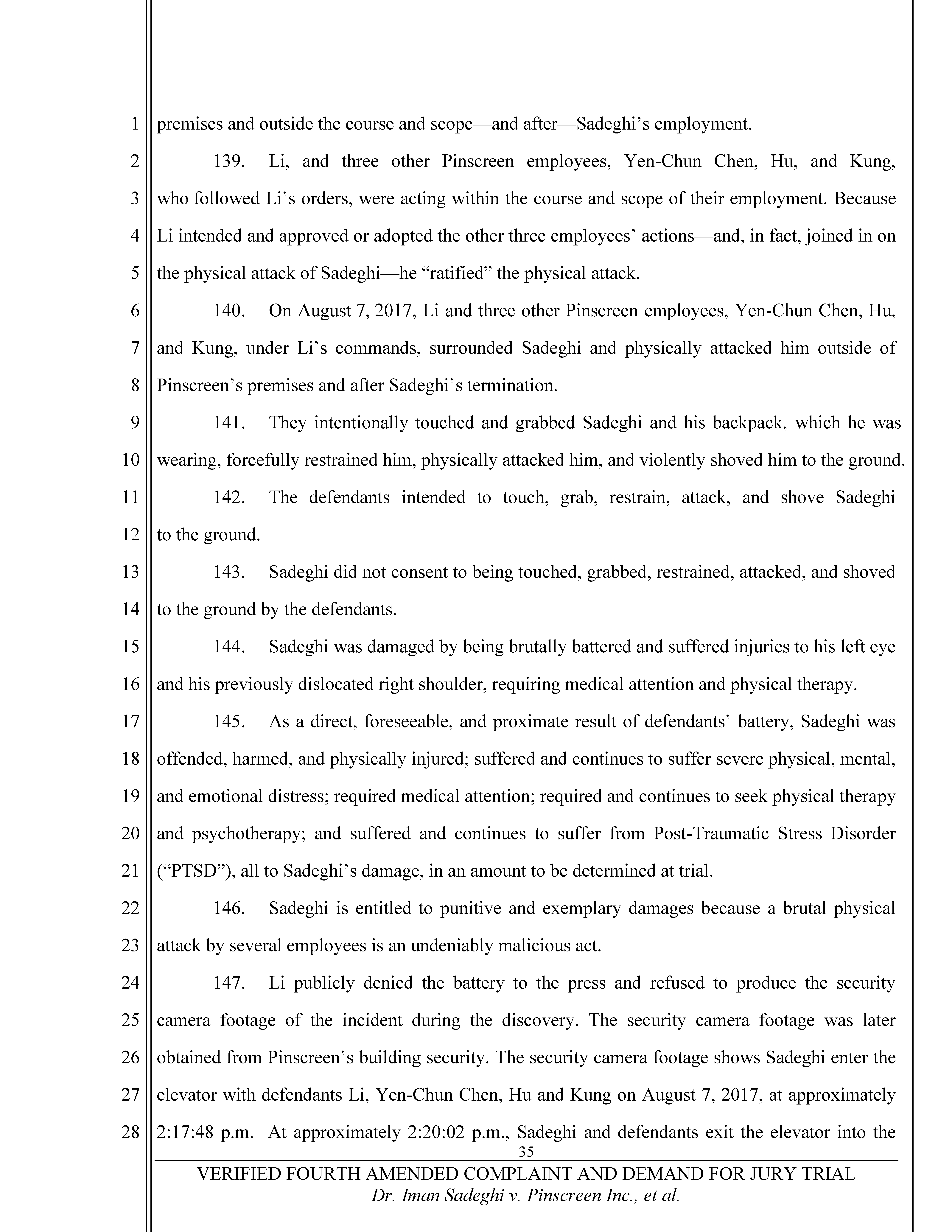 Fourth Amended Complaint (4AC) Page 36