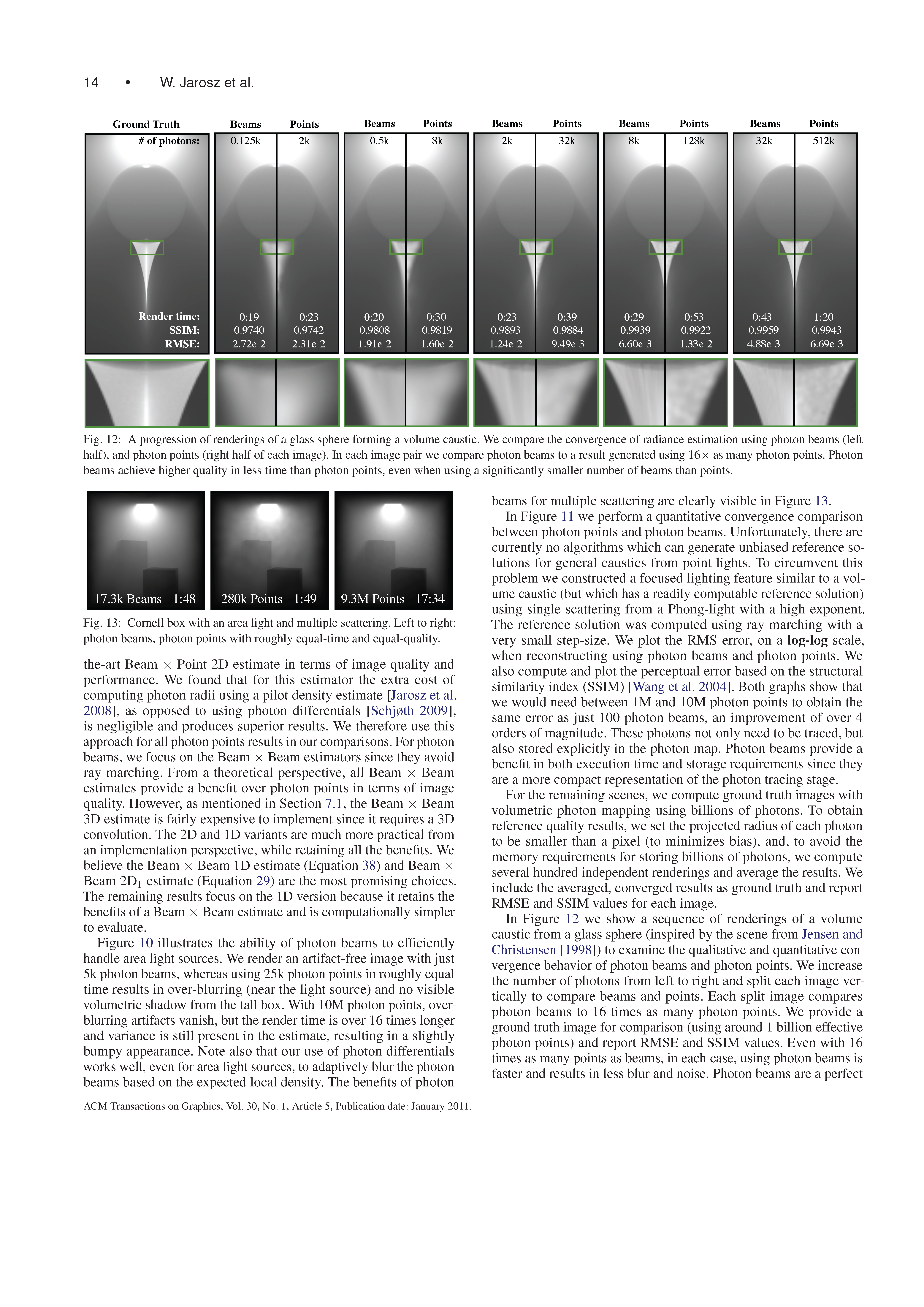 A Comprehensive Theory of Volumetric Radiance Estimation Using Photon Points and Beams Page 14
