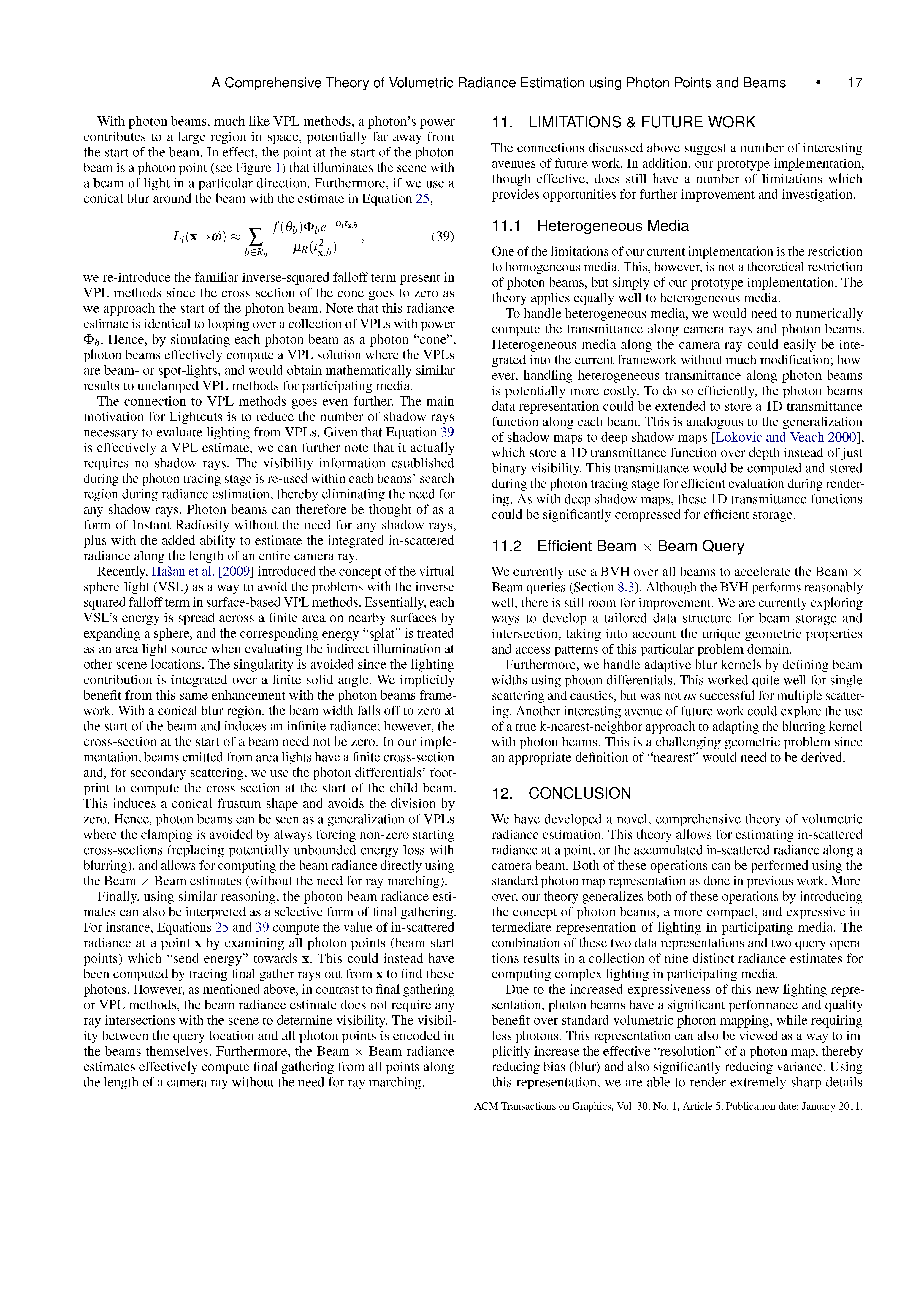 A Comprehensive Theory of Volumetric Radiance Estimation Using Photon Points and Beams Page 17