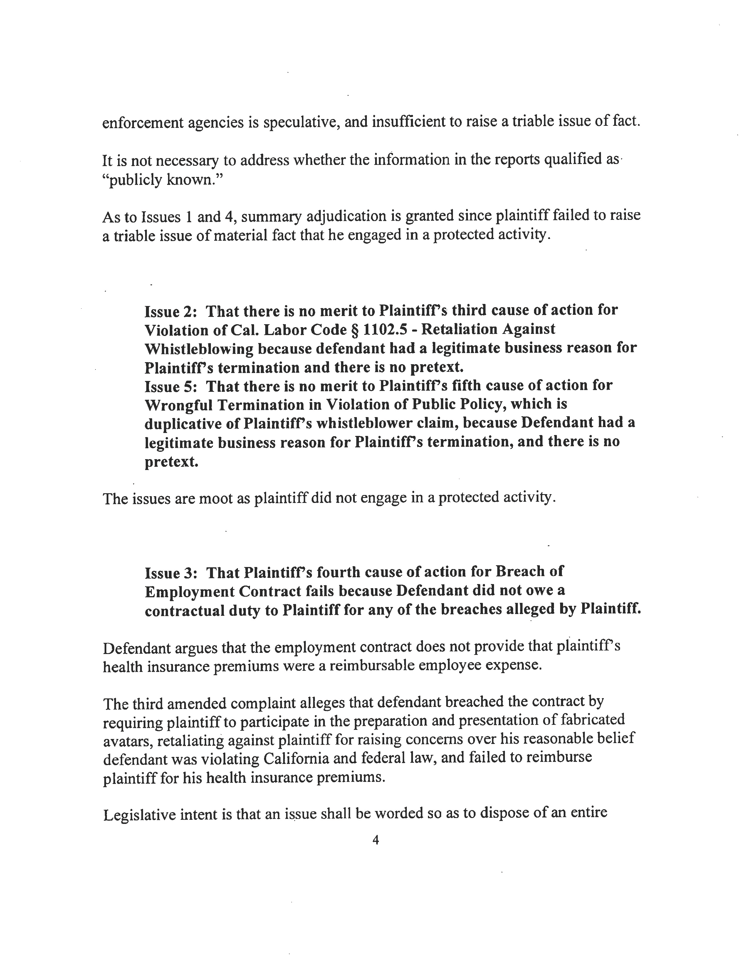 Court Ruling on Pinscreen's and Hao Li's Motion for Summary Judgment - Full Page 4