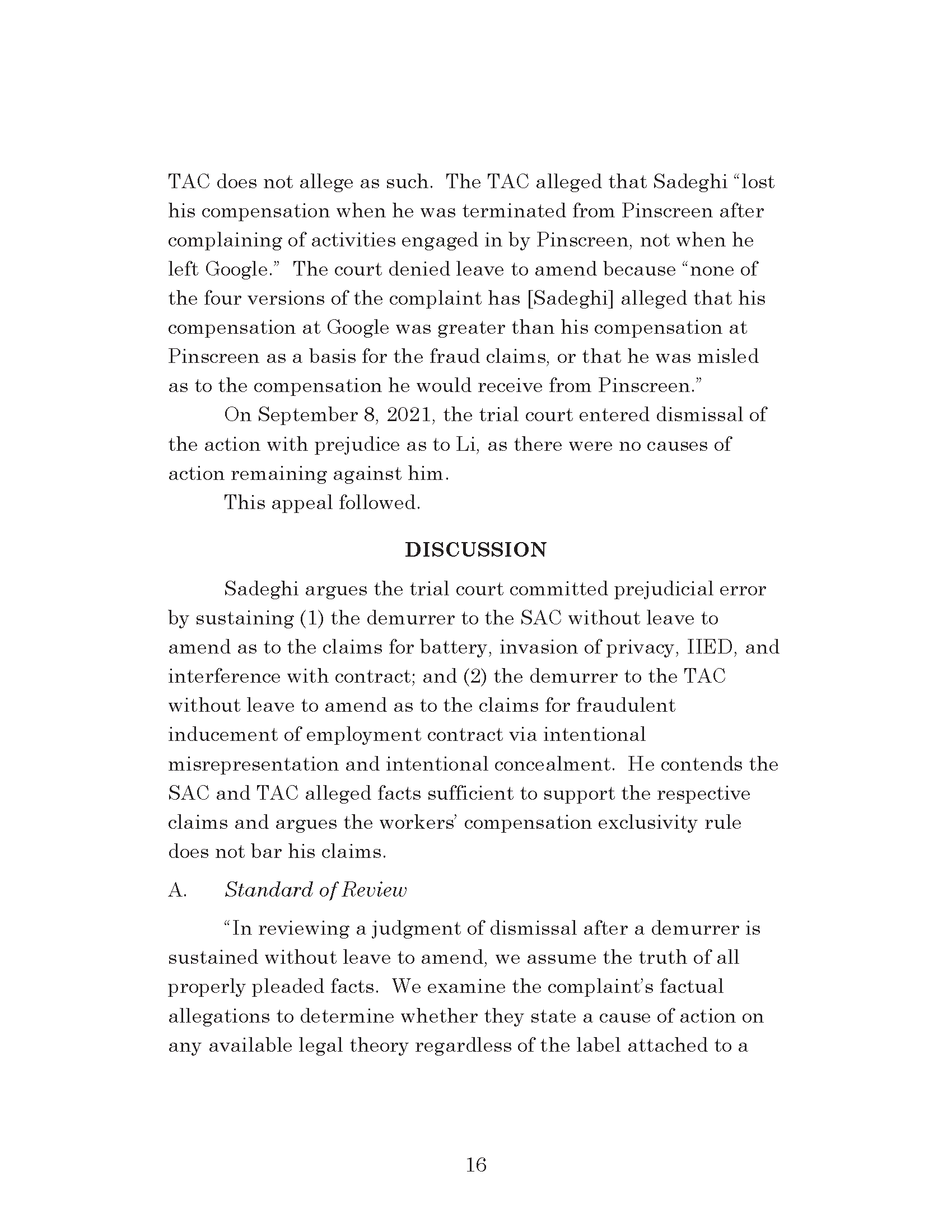 Dr. Iman Sadeghi v. Dr. Hao Li - Petition For Review Page 38