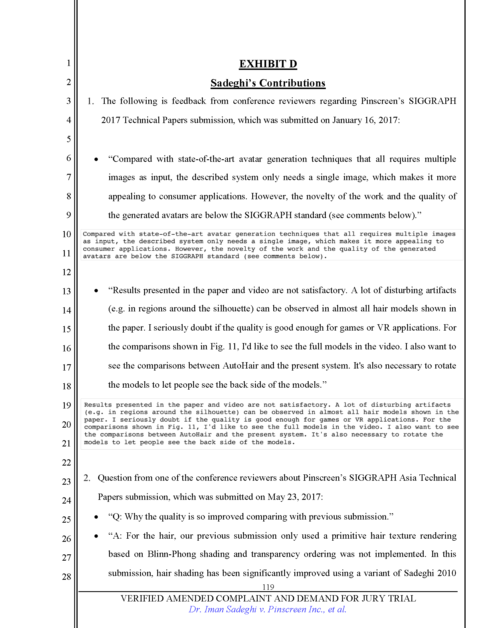 First Amended Complaint (FAC) Page 119