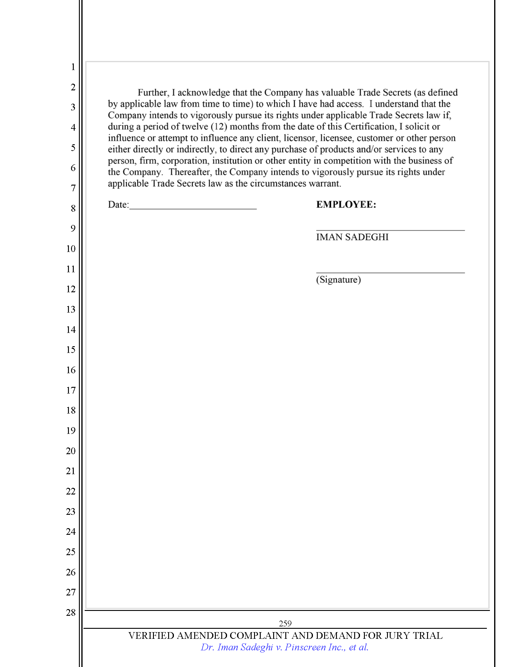 First Amended Complaint (FAC) Page 259